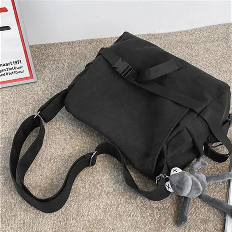 תיק צד קנבס
